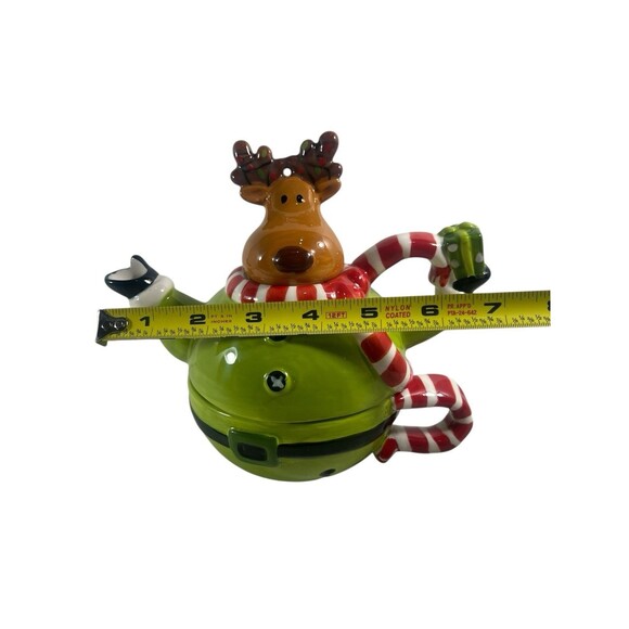 Cracker Barrel Merry Merry Ceramic Moose Reindeer Serve Ware Tea Set Christmas - Picture 4 of 16